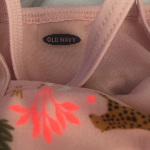 Baby Cheetah Pink Bathing Suit - Picture 3 of 4